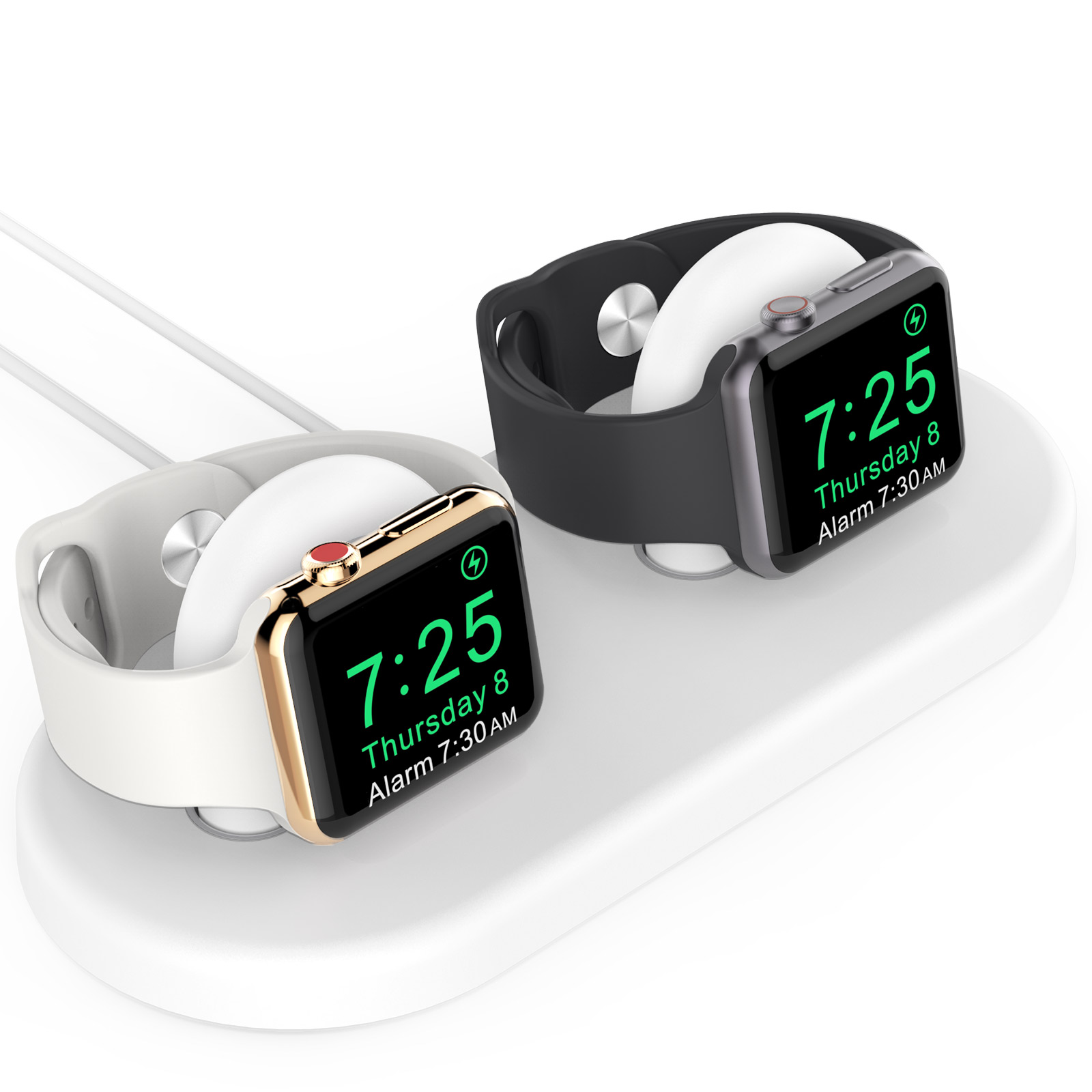 アップルウォッチ 充電 スタンド Apple Watch 2台 充電できる 夫婦 